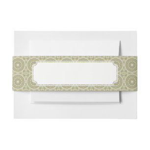 Colourful retro pattern background 6 invitation belly band