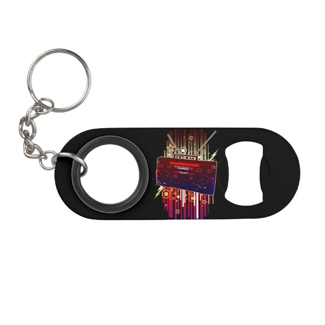 Colourful Retro Speaker Design with Neon Party Vib (Front (Horizontal))