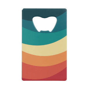 Colourful retro style curves design