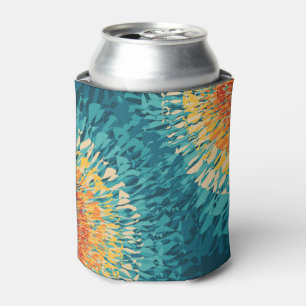 Colourful retro style solar flare can cooler