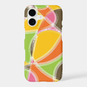 Colourful Retro Summer Groovy Mod Artistic Pattern