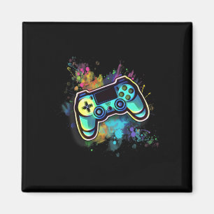 Colourful Retro Video Game Controller For Men1  Magnet