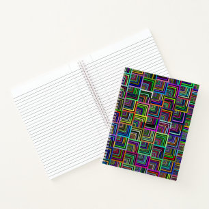 Colourful Right-Angle Notebook