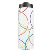 Colourful Rings Tumbler