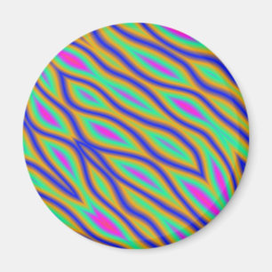 Colourful Ripples Magnet
