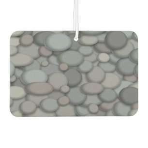 Colourful River Rock Pebbles Art Car Air Freshener