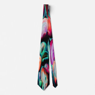 Colourful River Rock Tie