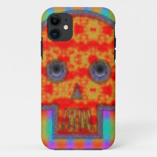 Colourful Robot Skull Painting Case-Mate iPhone Case