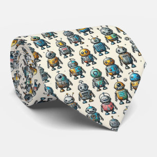 Colourful Robots STEM Tie