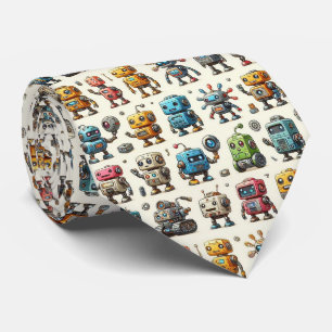 Colourful Robots STEM Tie