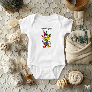 Colourful Rocker Elf Toddler Fun Baby Bodysuit