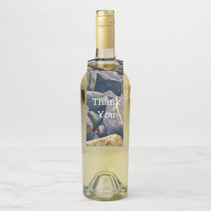 Colourful rocks    bottle tag