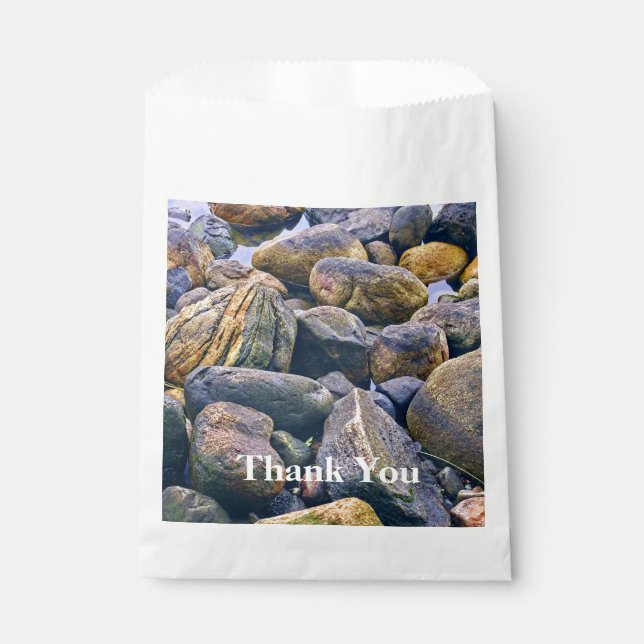 Colourful rocks    favour bags (Front)