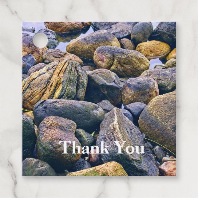 Colourful rocks    favour tags (Front)