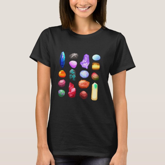 Colourful Rocks Geology T-Shirt (Front)