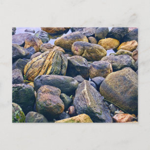 Colourful rocks    holiday postcard