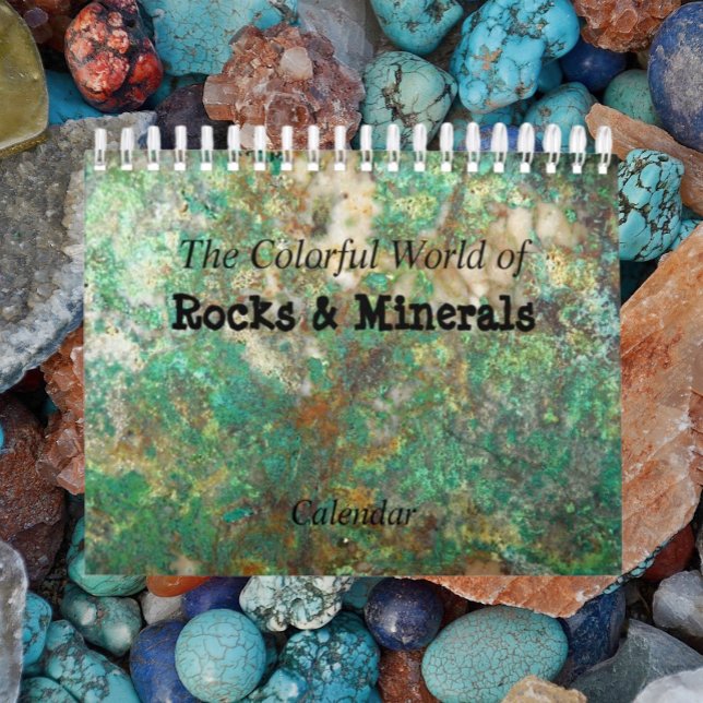 Colourful Rocks & Minerals Calendar (In Situ)