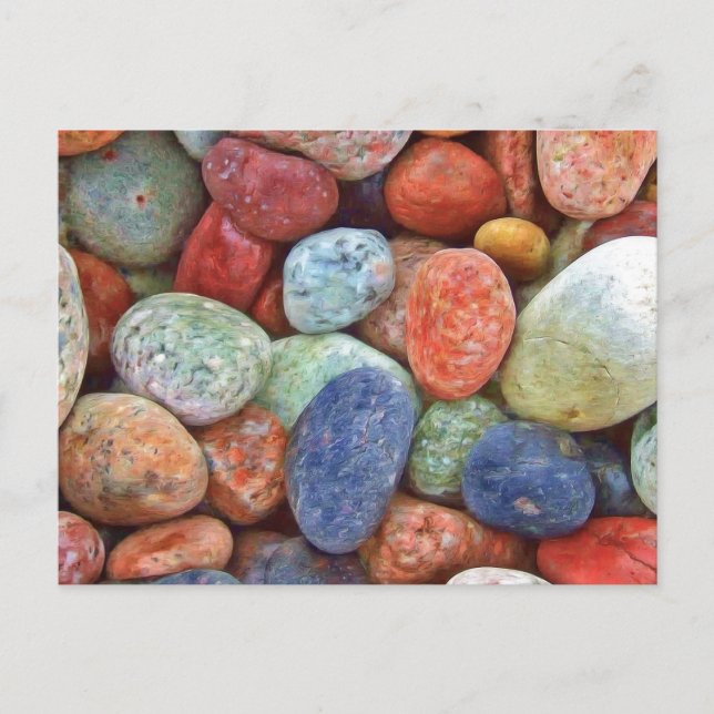 Colourful Rocks Postcard (Front)