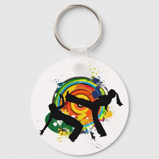 Colourful roda keychain (Front)