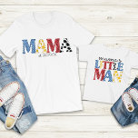 Colourful Rodeo Mama's Little Man Mum Son Matching Toddler T-Shirt<br><div class="desc">"Mama's little man" design in a colourful and whimsical country rodeo colour theme for mum and son matching outfits,  find a matching "mama" shirt in my "mummy and me matching designs and gifts" collection.</div>