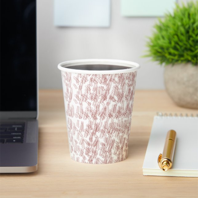 Colourful rolls of wrapping paper featuring variou cups (Insitu)