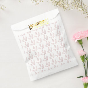 Colourful rolls of wrapping paper featuring variou favour bags