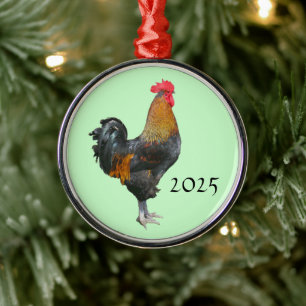 Colourful Rooster Ornament