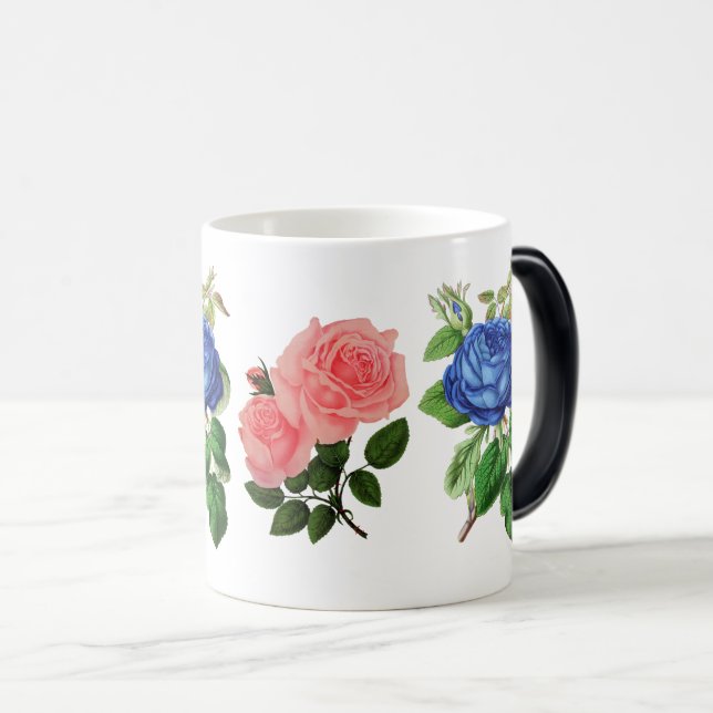 Colourful Rose Blossoms Garden Beauty Magic Mug (Front Right)