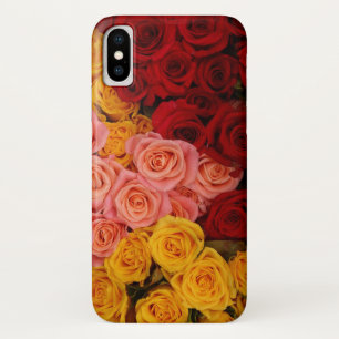 Colourful Roses iPhone X Case