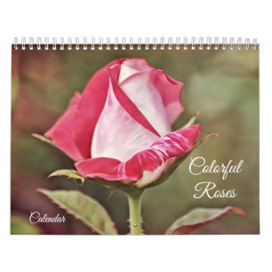 Colourful Roses Flower Calendar