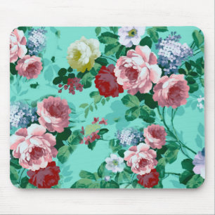 Colourful Roses & Flowers Mouse Pad