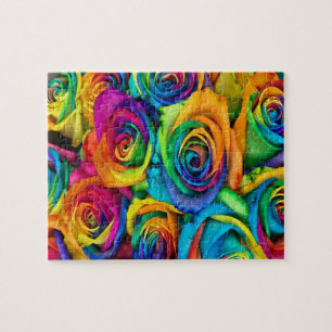 Colourful Roses Jigsaw Puzzle