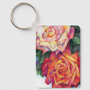 "Colourful Roses" Keychain