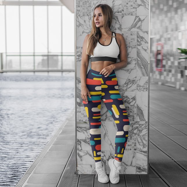 colourful rounded rectangle leggings (Creator Uploaded)