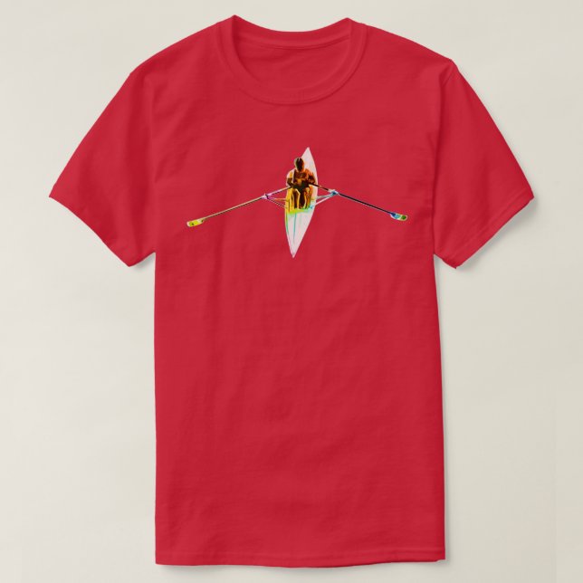 Colourful Rower T-Shirt (Design Front)