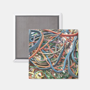 Colourful Rubber Bands Magnet