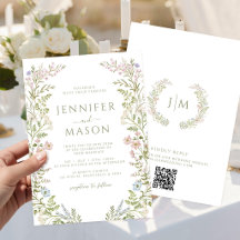 Colourful Rustic Meadow Wildflower Wedding