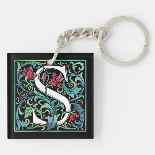 Colourful S Monogram Keychain