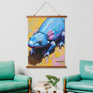 Colourful Salamander Wall Art – Endangered Amphibi