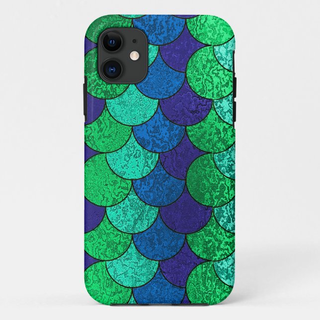 Colourful Scale Pattern iPhone 5 Case (Back)