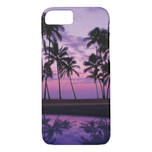 Colourful Scene of Palm Trees at Sunset Case-Mate iPhone Case