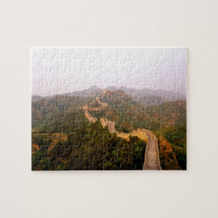 Colourful scenic at the great Wall of China in Jigsaw Puzzle