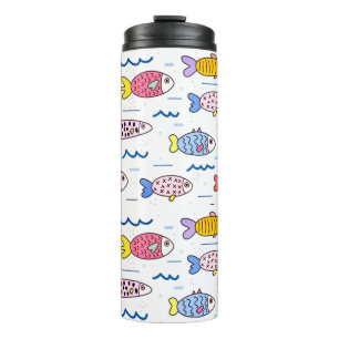 Colourful School of Fish Thermal Tumbler