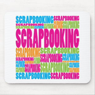 Colourful Scrapbooking Mouse Pad
