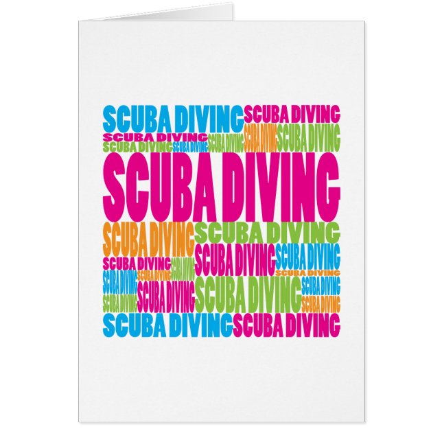 Colourful Scuba Diving (Front)