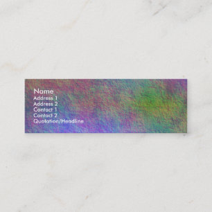 Colourful Sea Bed I Mini Business Card