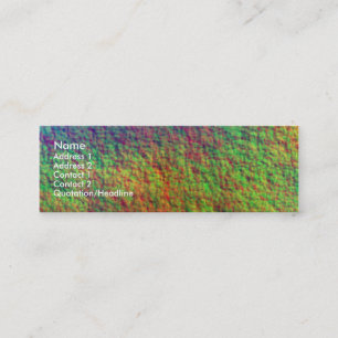 Colourful Sea Bed II Mini Business Card
