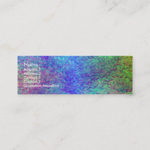 Colourful Sea Bed III Mini Business Card