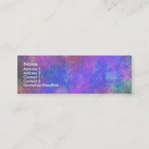 Colourful Sea Bed IV Mini Business Card