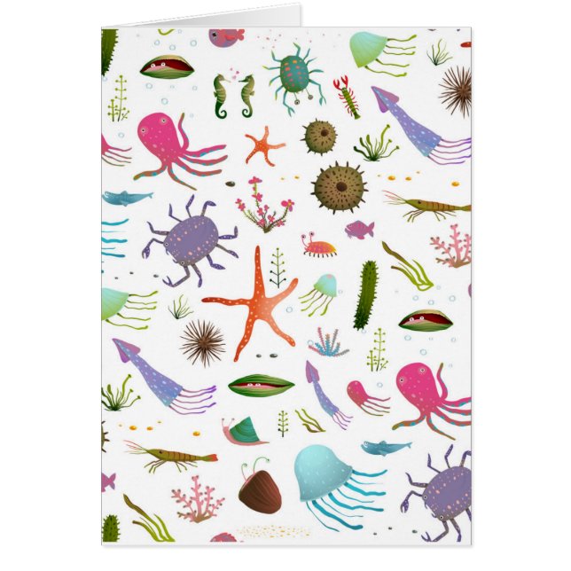 Colourful Sea Life (Front)